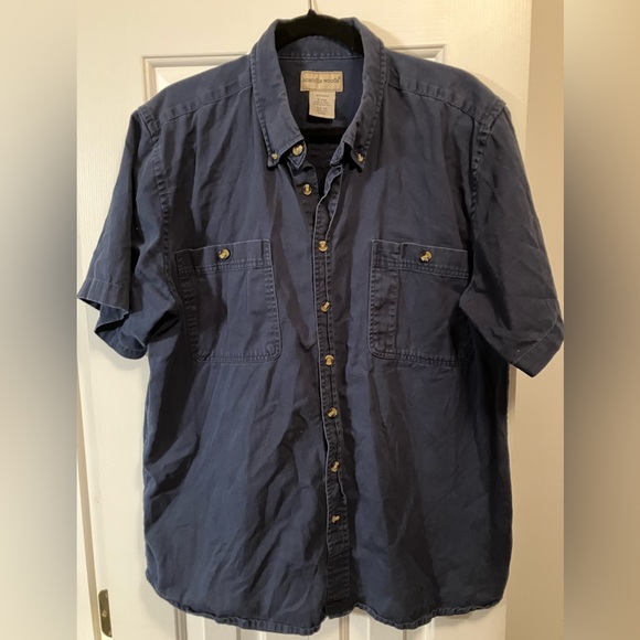 Vintage Scandia Woods Short Sleeve Button Down - Picture 1 of 5